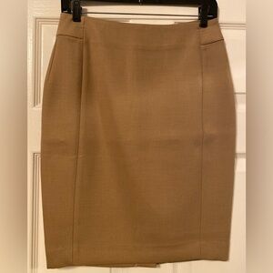 LOFT Classic Beige Pencil Skirt